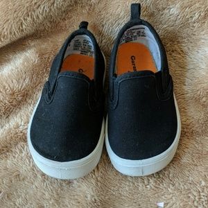 Garanimals black slip-ons size 4